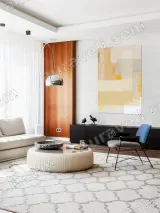 Abstract Soft Color Block Canvas Wall Art for Living Room Bedroom Home Decor – view 5