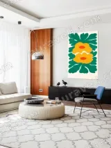 Abstract Floral Canvas Wall Art for Bedroom and Living Room Home Decor – view 5