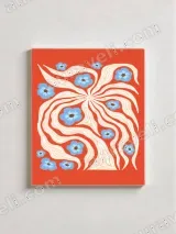 Abstract Floral Swirl Canvas Wall Art for Living Room Home Decor – view 3
