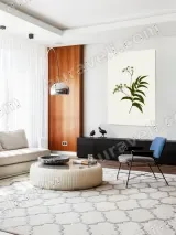 Minimalist Botanical Floral Canvas Wall Art for Living Room Decor – view 5