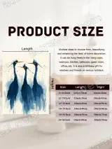 Abstract Blue Herons Canvas Wall Art for Home Decor – view 7