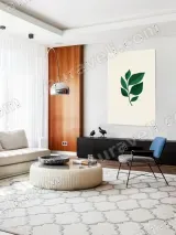 Green Leaf Botanical Canvas Wall Art for Living Room Home Decor – view 5