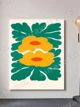 Abstract Floral Canvas Wall Art for Bedroom and Living Room Home Decor – view 2