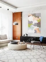 Abstract Textured Color Block Canvas Wall Art for Living Room Home Decor – view 4
