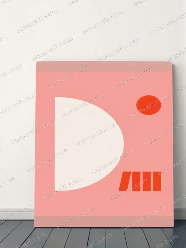 Minimalist Geometric Canvas Wall Art for Living Room Bedroom Home Decor — art print