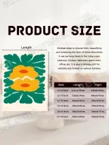 Abstract Floral Canvas Wall Art for Bedroom and Living Room Home Decor – view 7