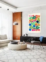 Colorful Floral Canvas Wall Art for Living Bedroom Home Decor – view 5
