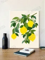 Lemon Branch Canvas Wall Art for Living Room Bedroom Home Decor – view 3